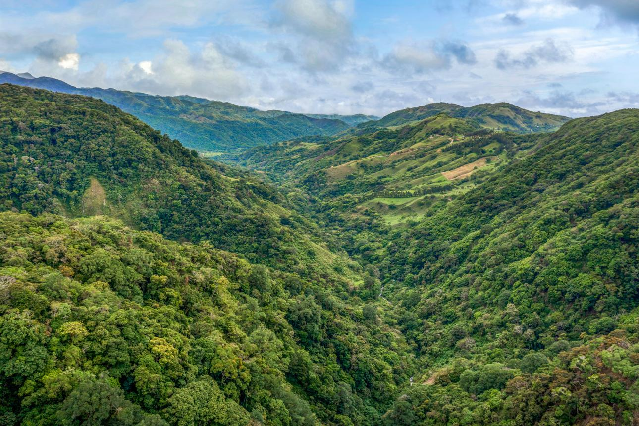 Landscape of Monteverde, Costa Rica