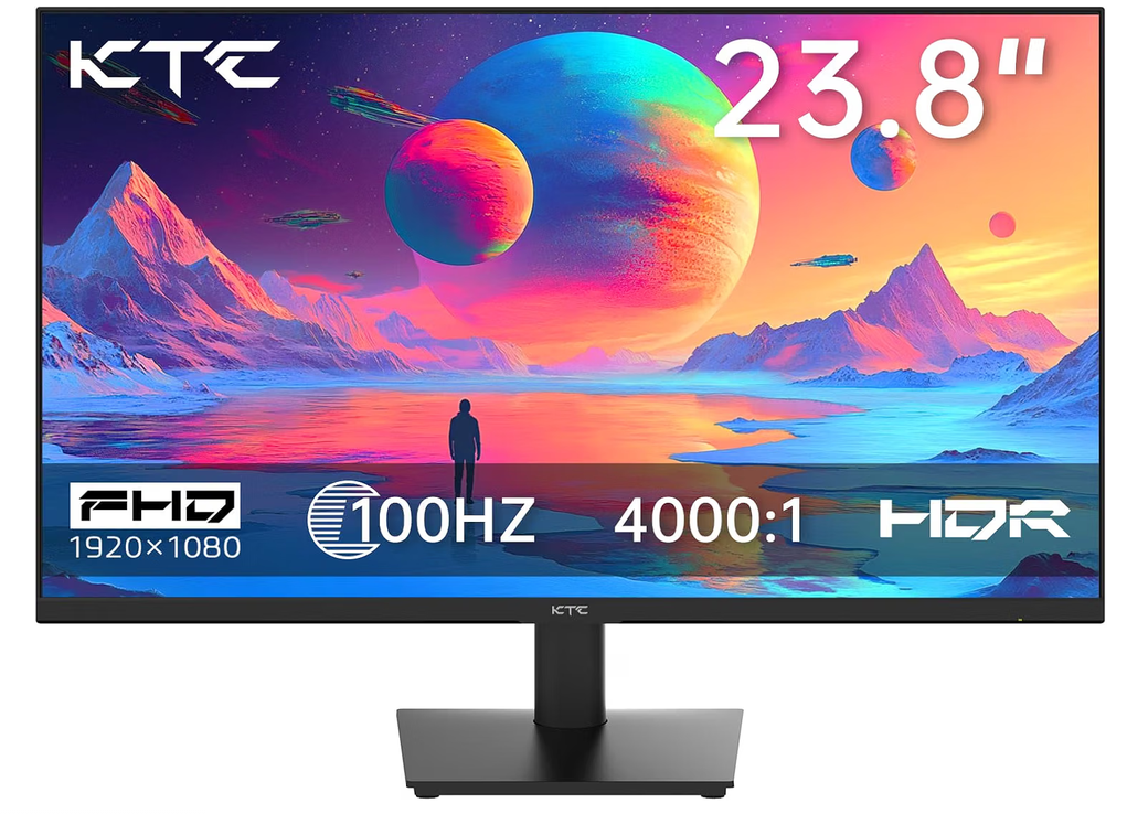 KTC 24-inch 1080p 100Hz monitor for day trading