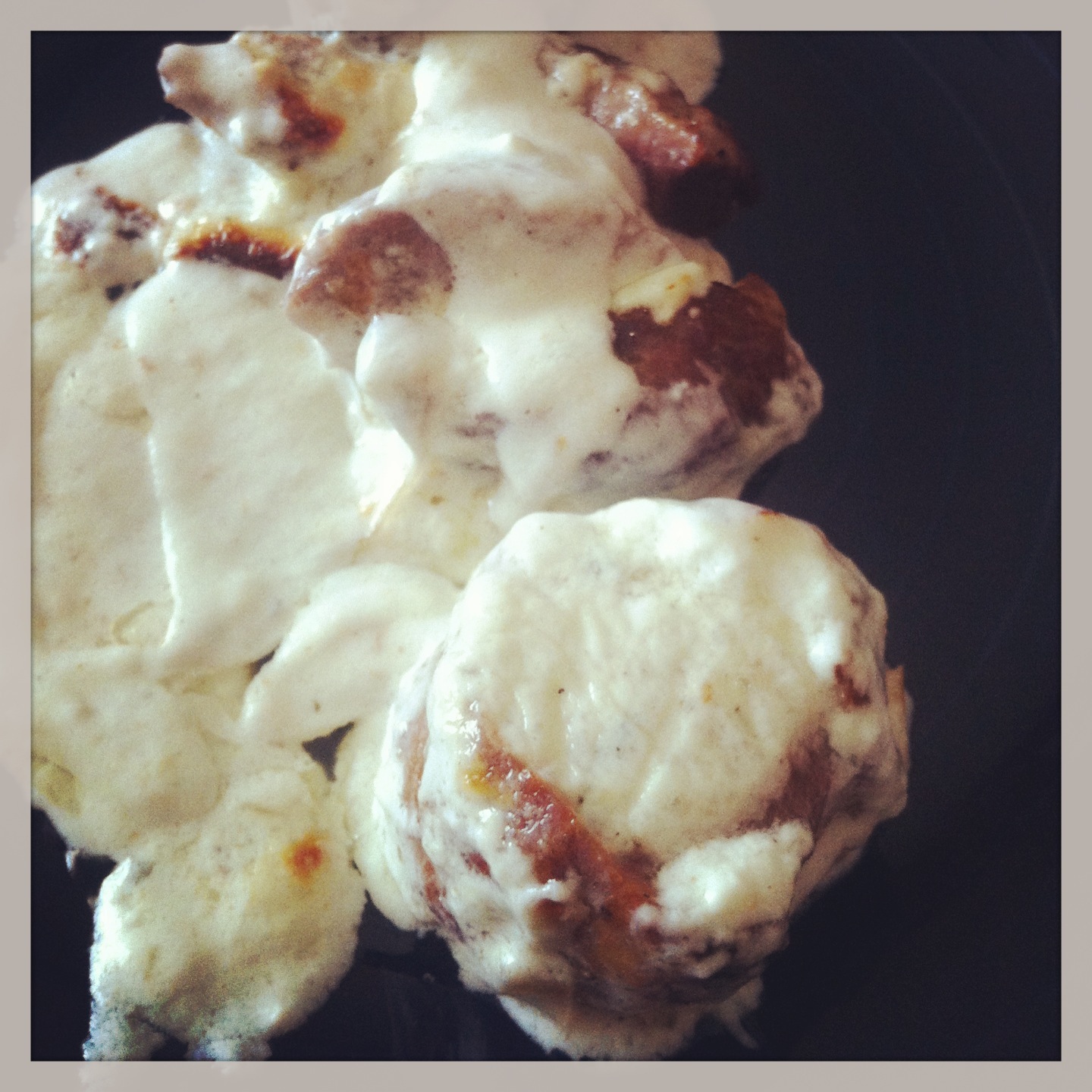 Solomillo con salsa roquefort