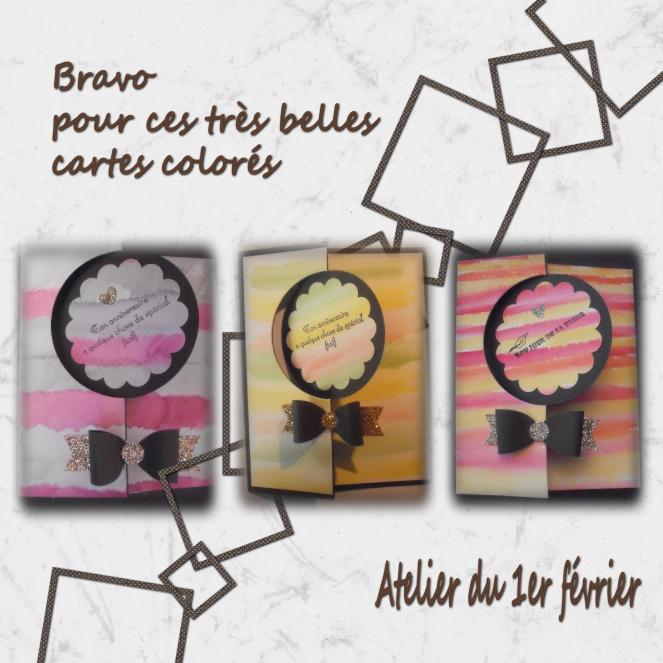 Carte thinlits aquarelle