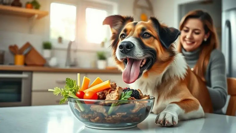 Alimentação saudável para cães na terceira idade