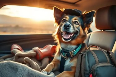 Acessórios de viagem para cães que vão facilitar suas aventuras