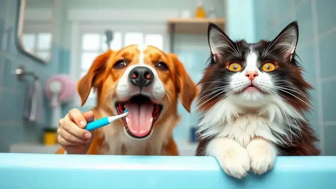 Higiene bucal em cães e gatos: 5 dicas essenciais para a saúde do seu pet