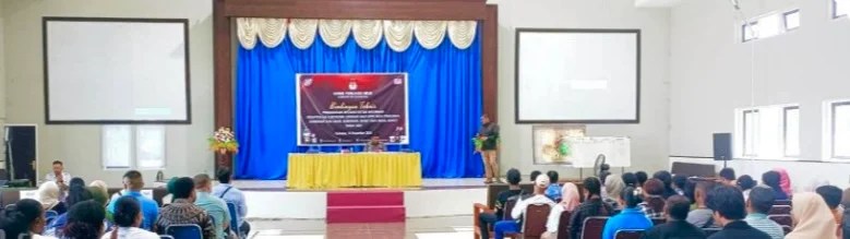 Suasana Pelaksanaan Bimtek oleh KPU Kaimana yang diikuti oleh anggota KPPS