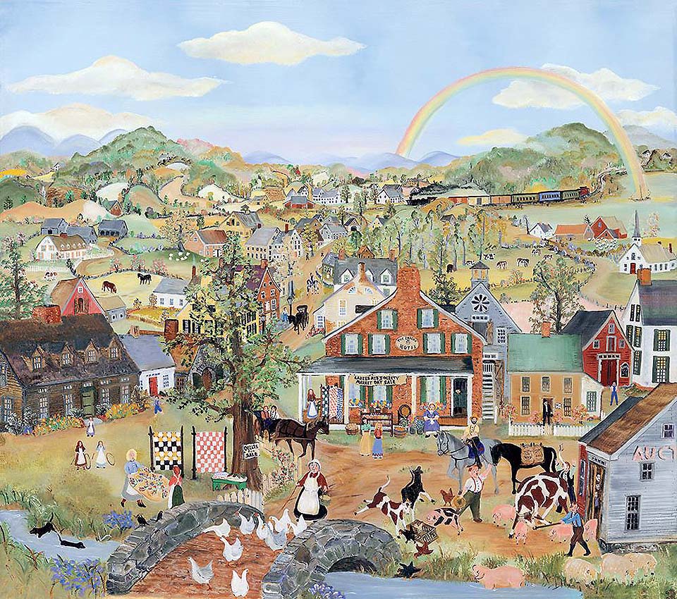 For most couples, setting a budget and sticking to it is the best way to get through th. Rural Folk Art by Will Moses