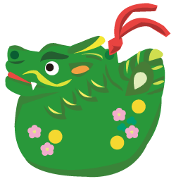 辰の張子2 イラスト素材パラダイス