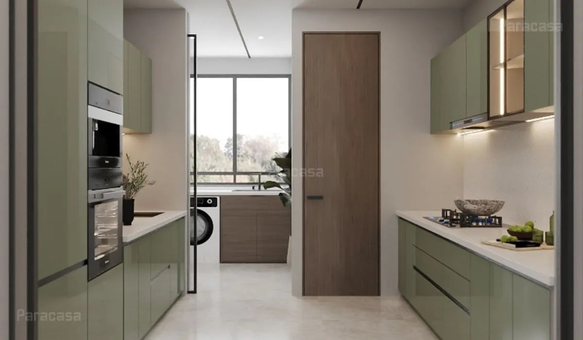 Lacquered Glass Kitchen
