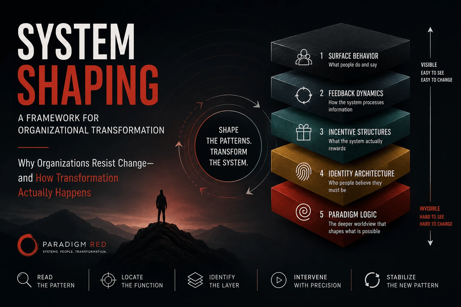 System Shaping framework for organizational transformation and complex human systems