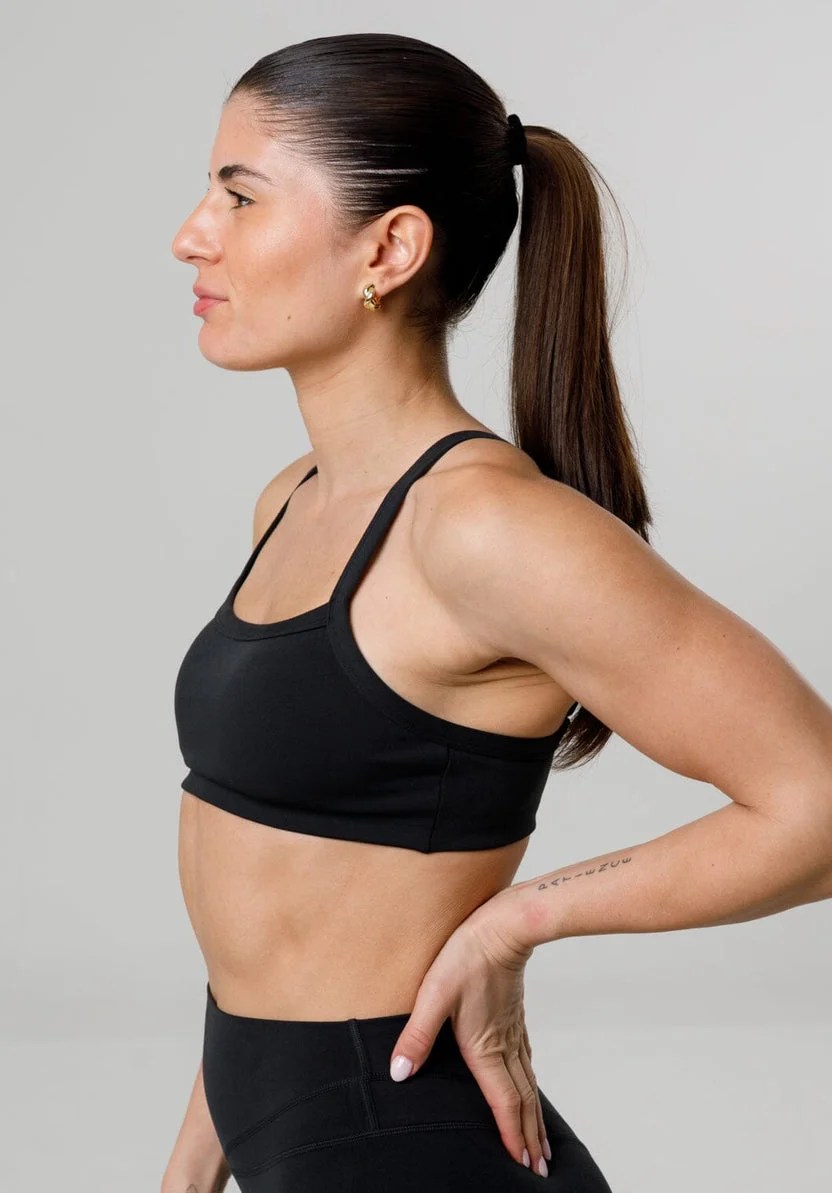 Reluna™ Multi-Fit Bra Black Sports Bras Paragon Leggings 