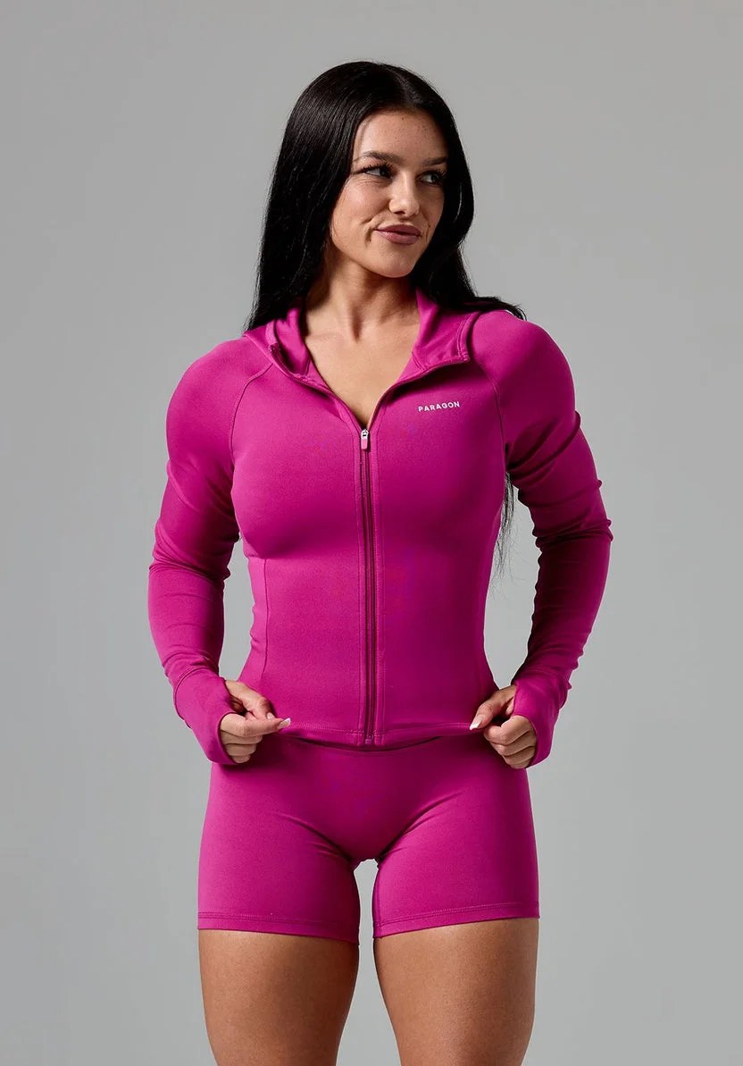 Reluna™ Contour Jacket Berry Sports Bras Paragon Leggings 