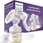 AVENT TIRE LAIT MANUEL NATUREL AVEC 1 BIBERON NATURAL 125 ML