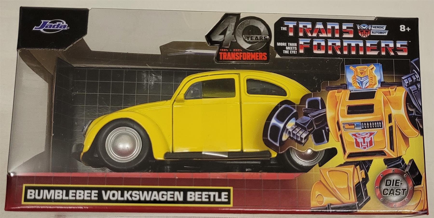Transformers: 40 Years - Bumblebee Volkswagen Beetle 1:32 Die-Cast Die-Cast