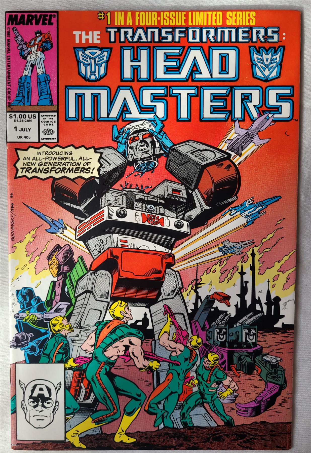 The Transformers: Head Masters #1 (Marvel 1987)