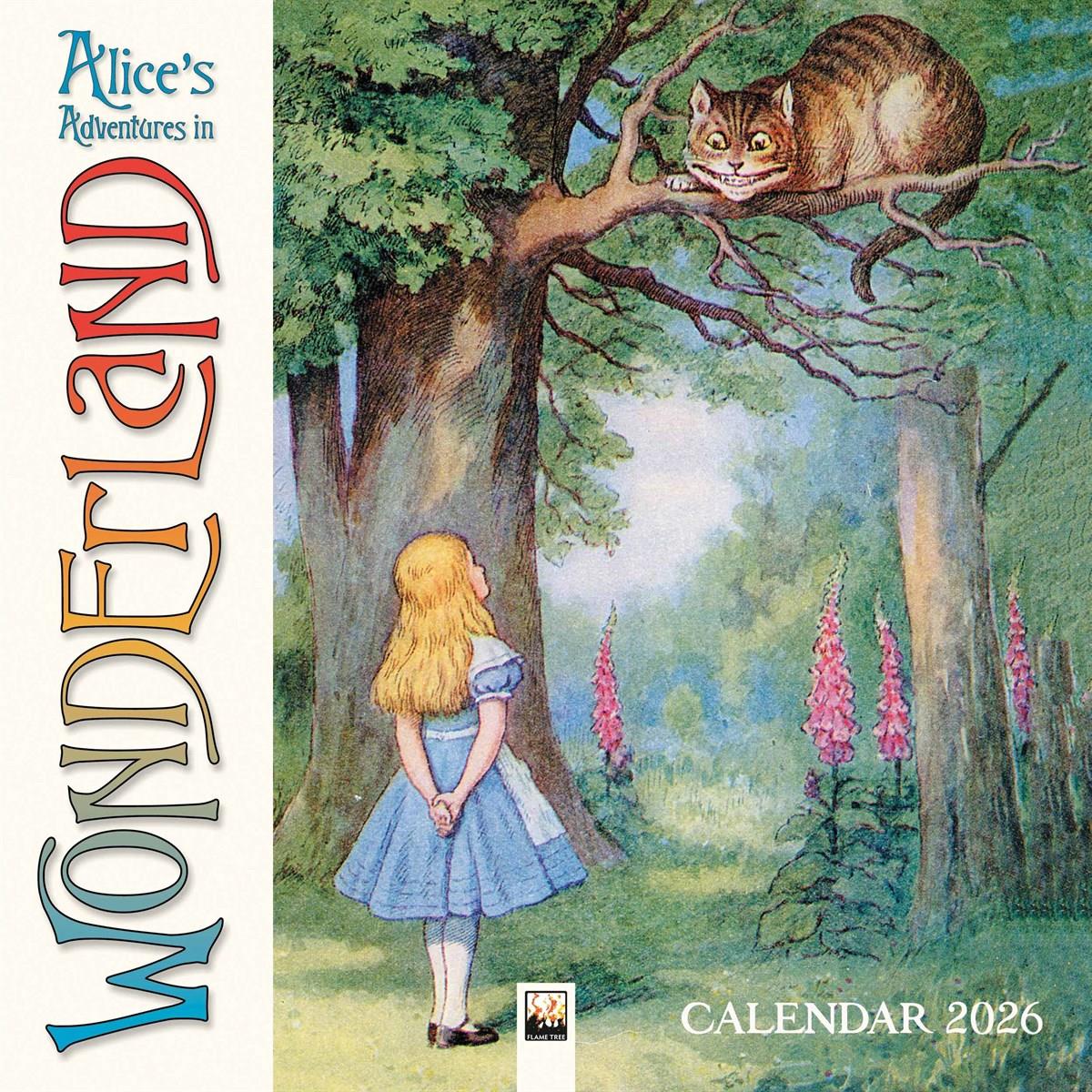 Alice's Adventures in Wonderland Calendar 2026