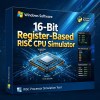16-bit register-based RISC CPU Simulator