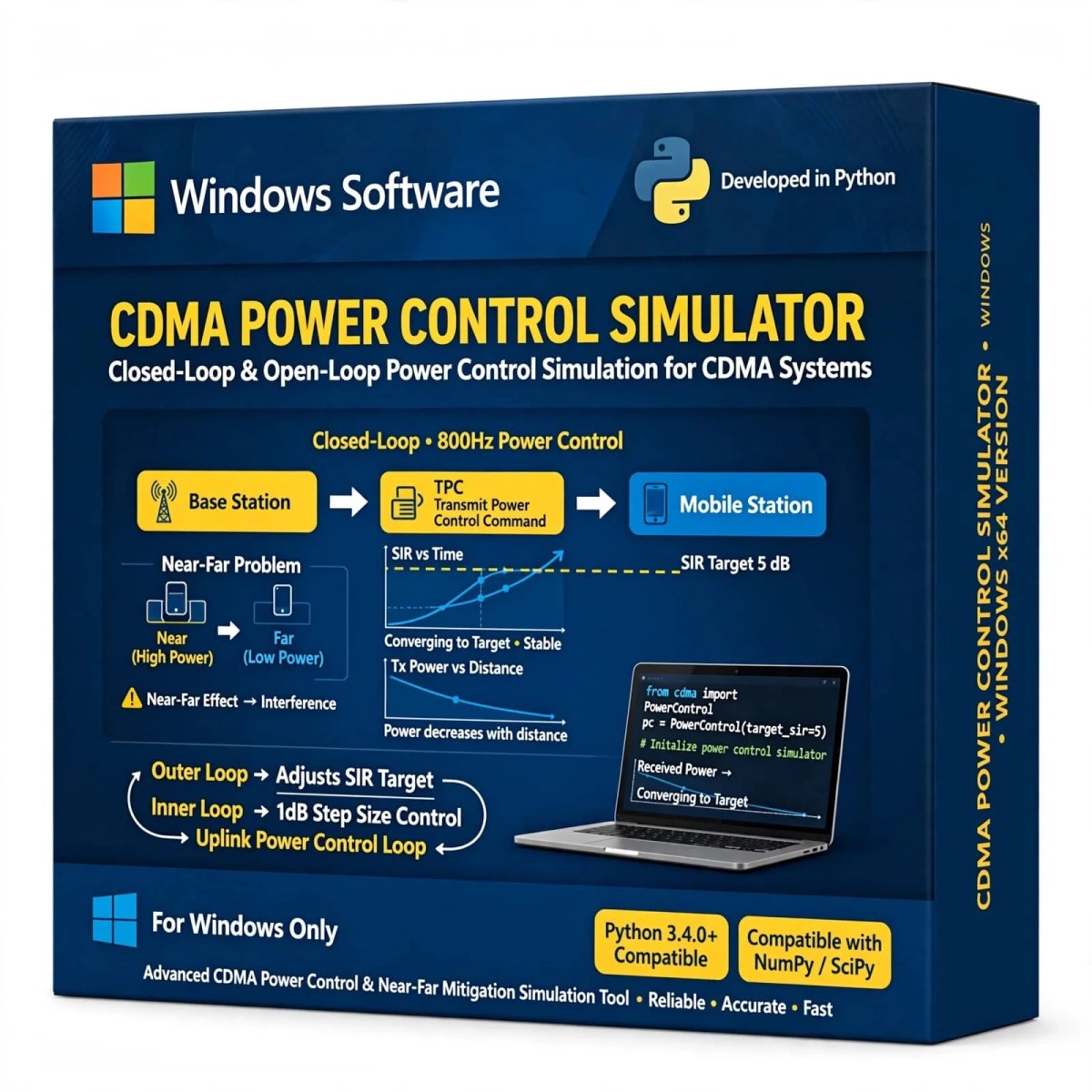CDMA Power Control Simulator 5 CDMA Power Control Simulator