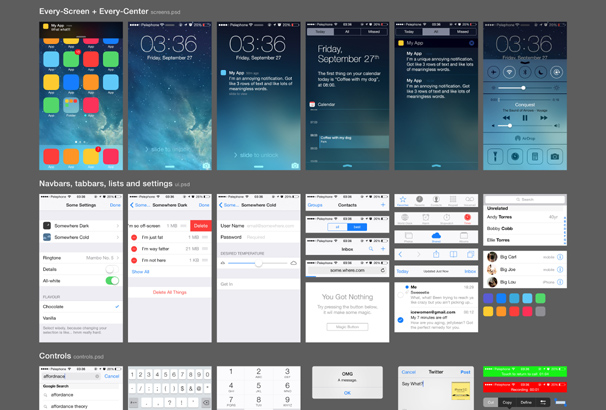 18 other various premade templates (like chat details, creating a new chat/group chat, deleting messages/chats, etc); 30 Best Free Ios Gui Mockup Templates For Photoshop Sketch