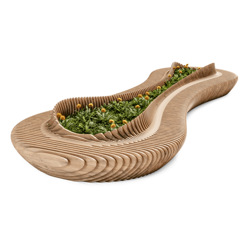 Parametric Bench Infinity Nova Parametric Bench - Modern Mobile City Illustrations | Free Download