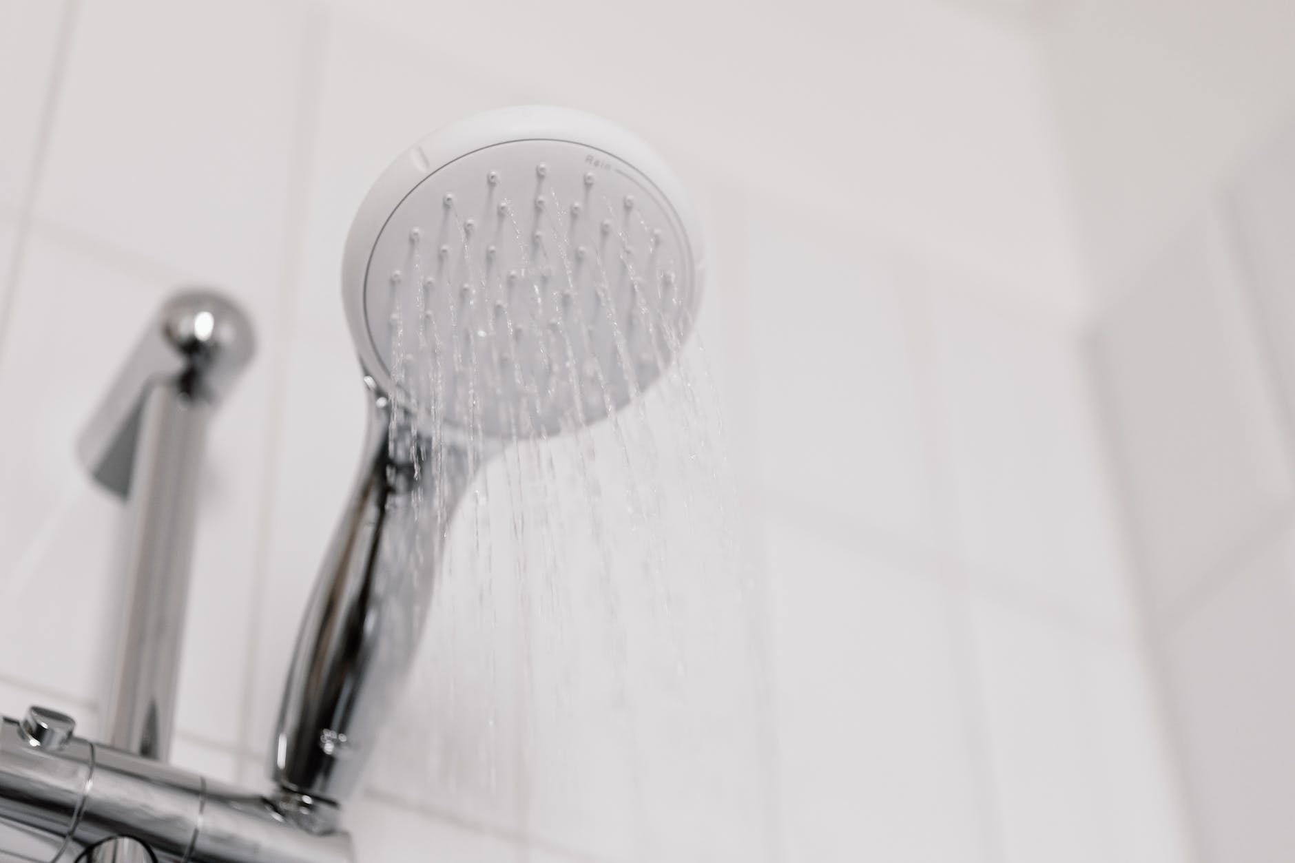 close up photo of a shower head