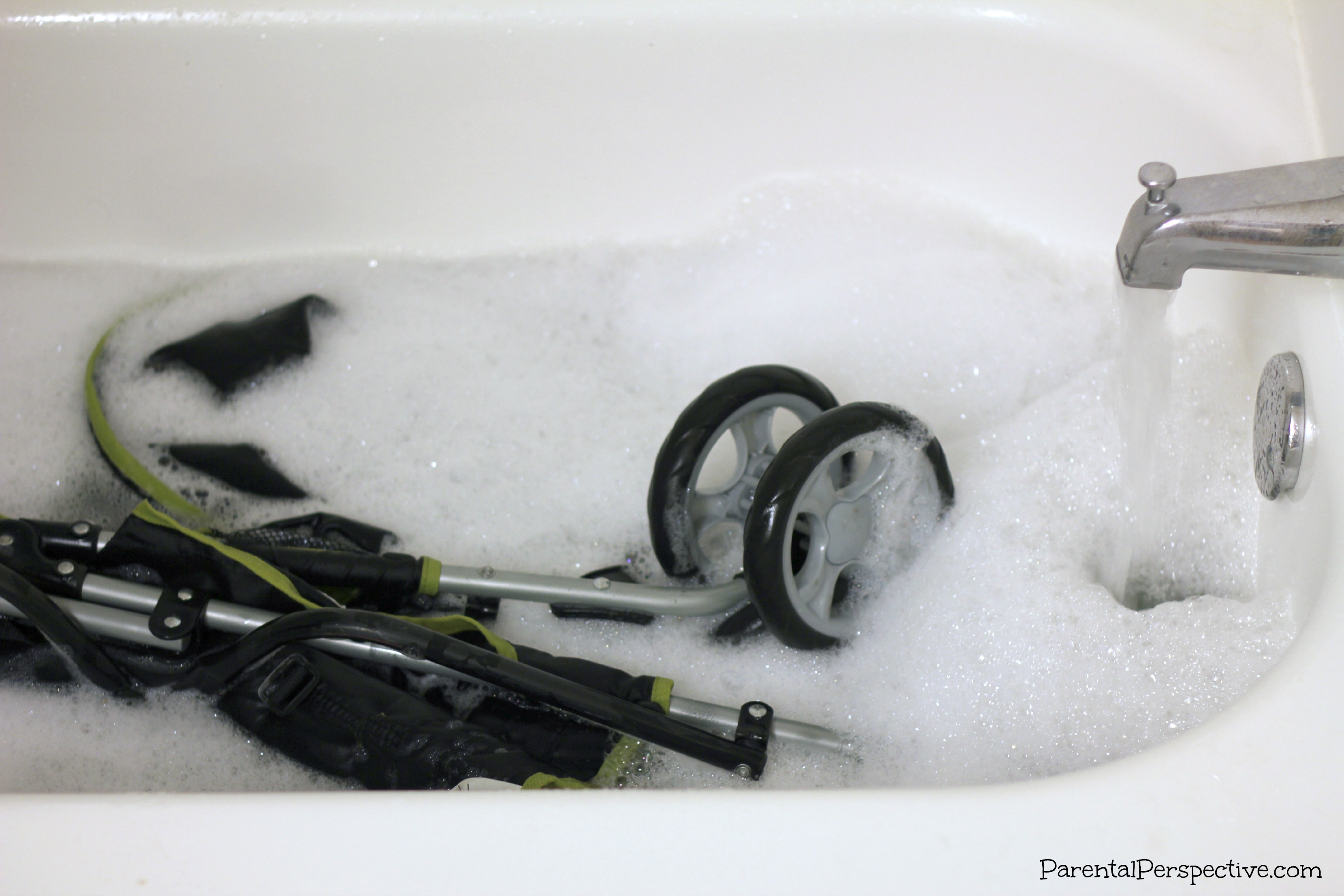 how to clean an umbrella stroller