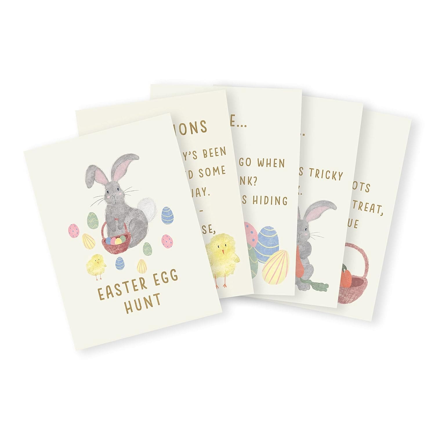 Easter hunt clue cards