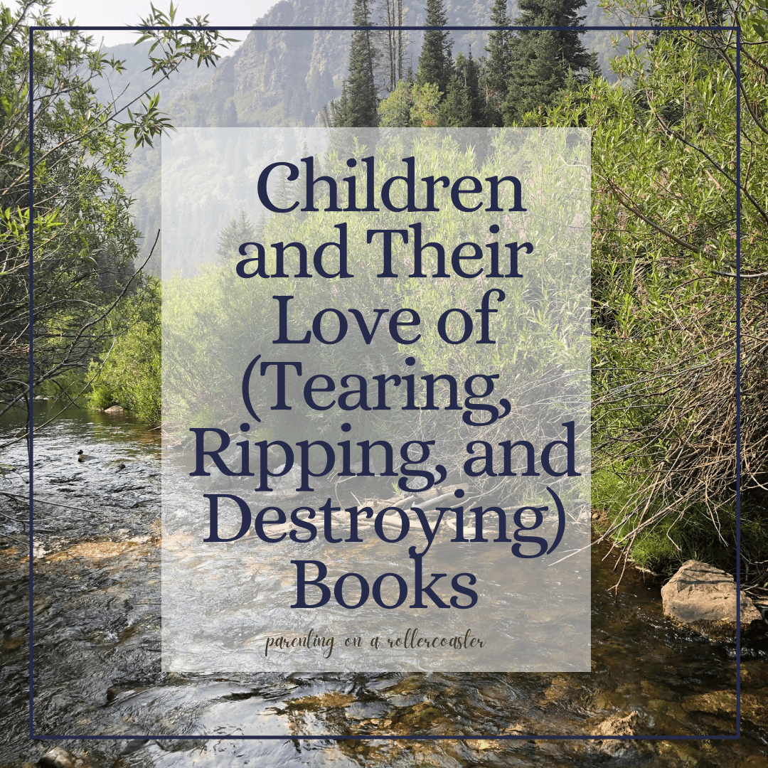 Children and Their Love of (Tearing, Ripping, and Destroying) Books