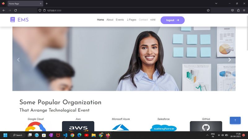 Github Runal Parlewar Internbridge Pvt Ltd Eventplatform - HD Nature Pictures for Desktop