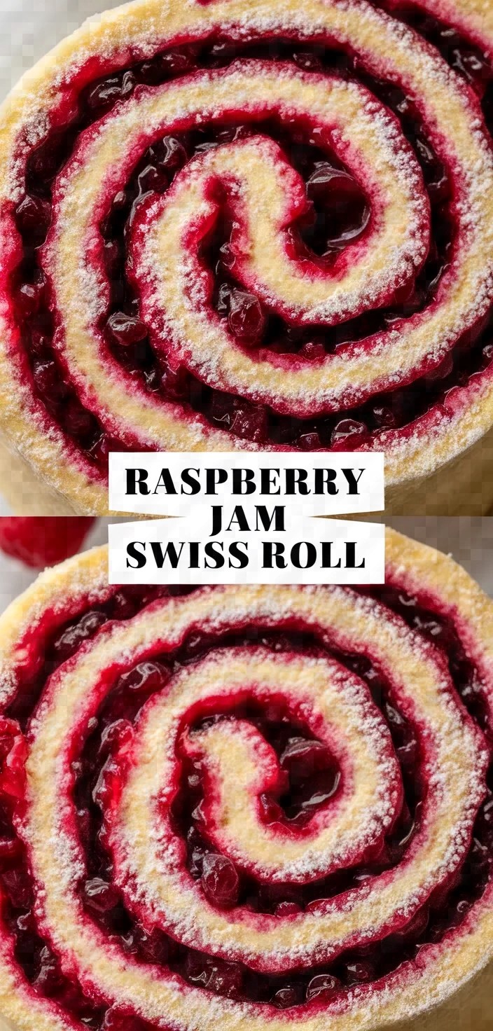 Photo of Raspberry Jam Swiss Roll Recipe