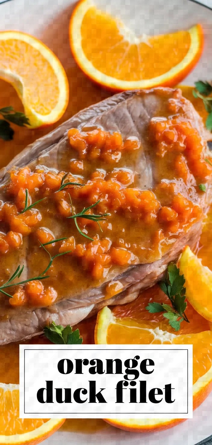 Photo of A Quick Orange Duck Filet Recipe