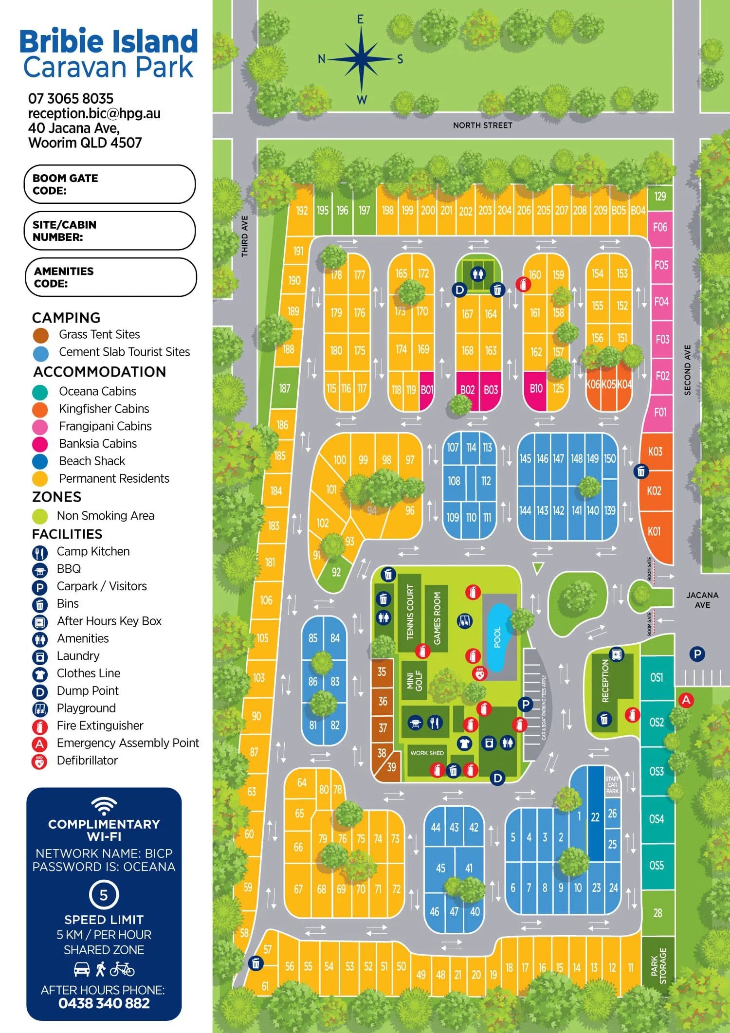 Bribie Island Caravan Park Book Now Save Bribie Map 