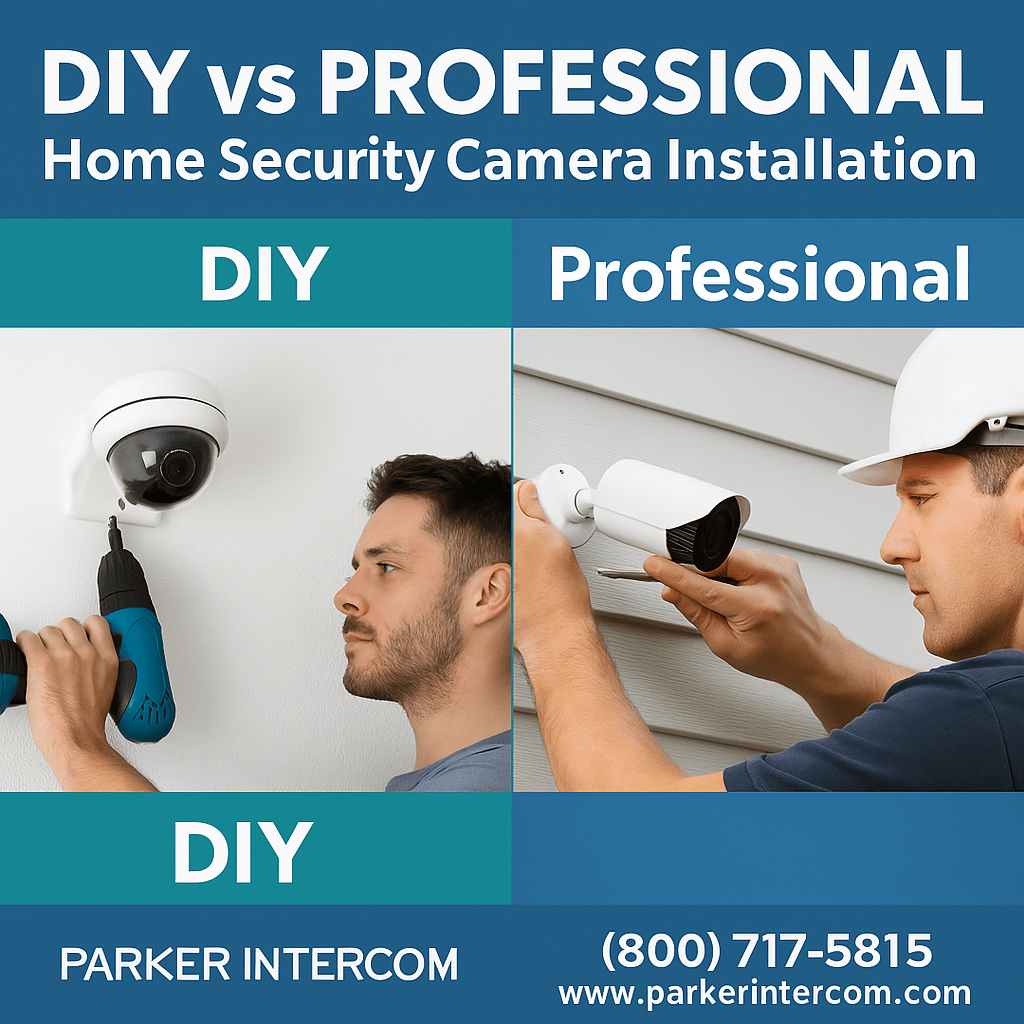 Diy vs professional home security camera installation