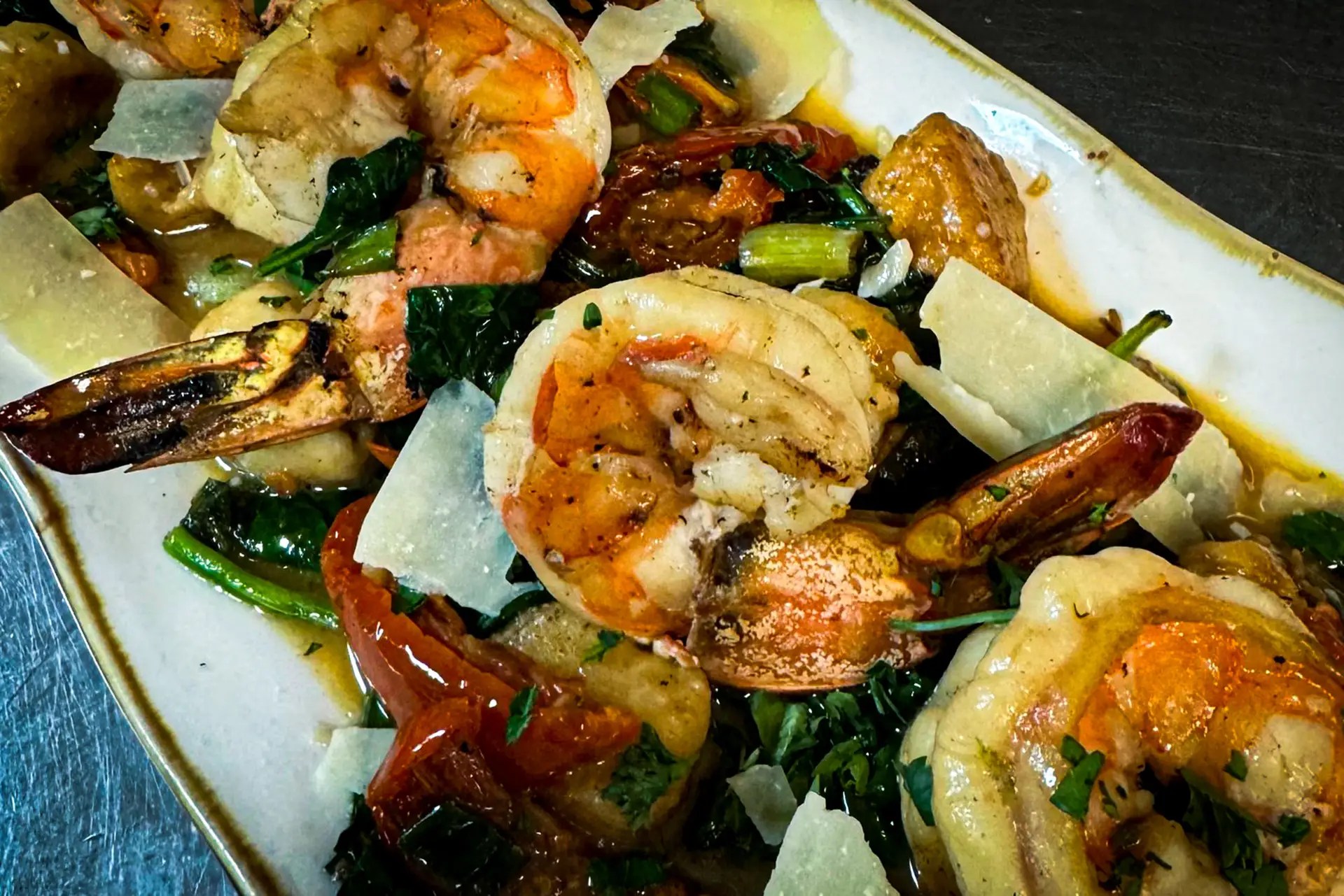 Shrimp at Parker's on Fall