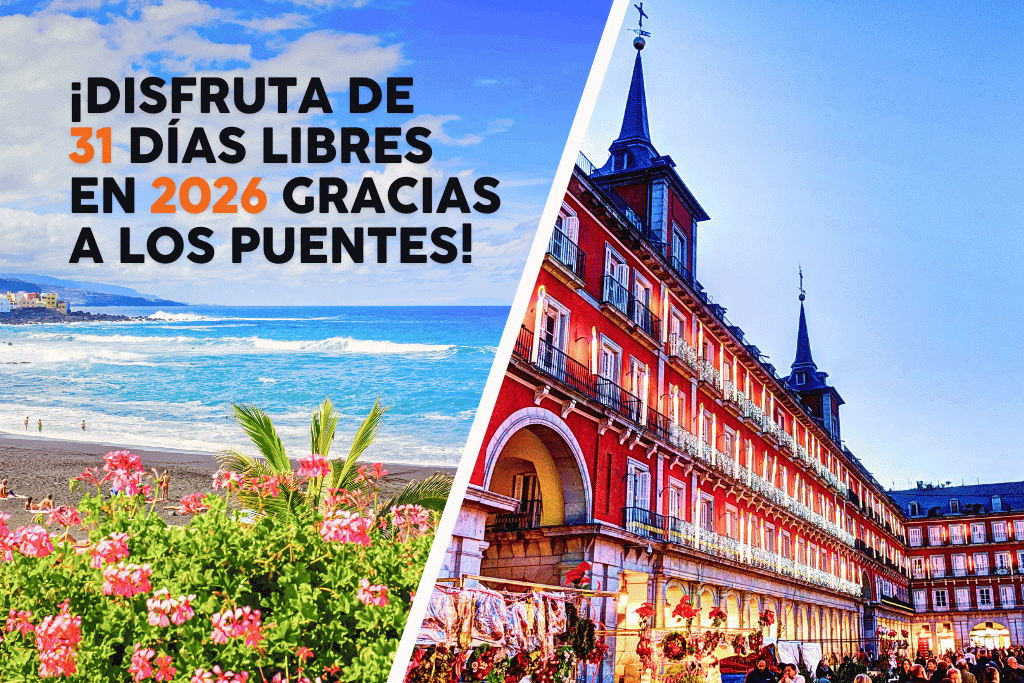 Puentes 2026: Cómo optimizar tus días de vacaciones en 2026