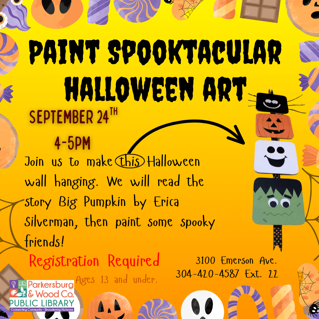Paint Spooktacular Halloween Art (Emerson Branch)