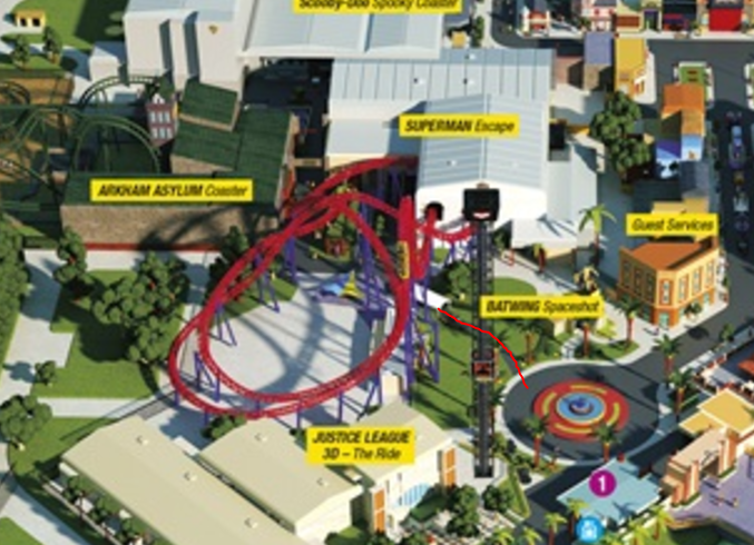 Movie world new park map