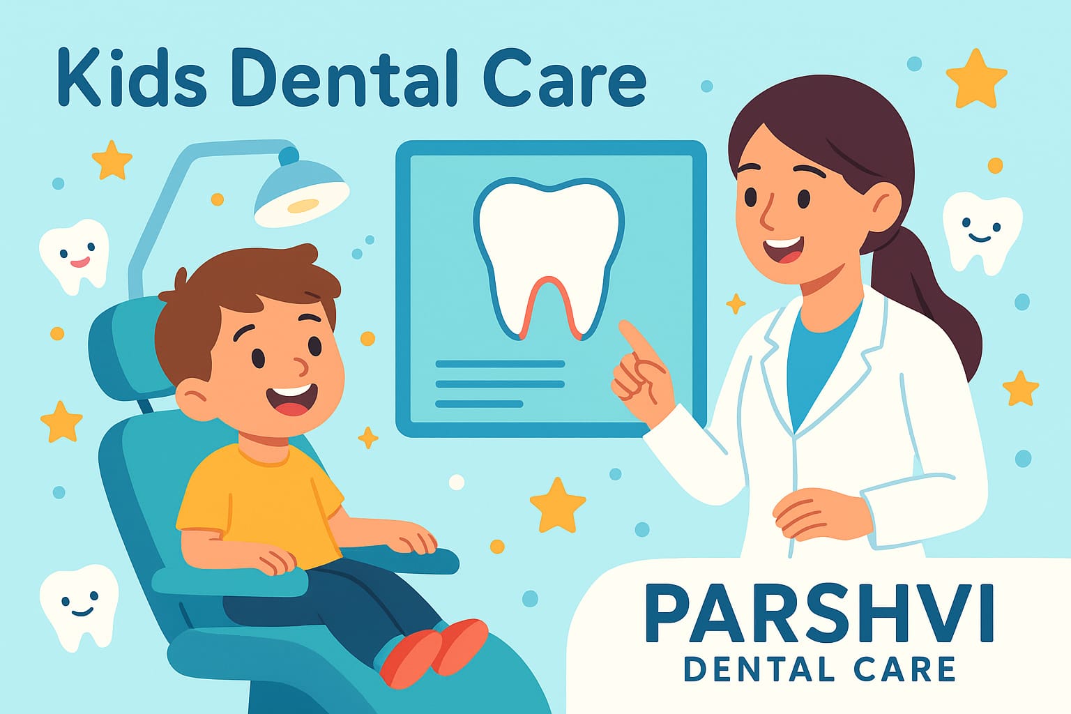 Pediatric Dentist in Junagadh, Children Dental Clinic in Junagadh, Kids Dentist in Junagadh, Parshvi Dental Care Junagadh, Dr. Bhumika Hirpara dentist, best pediatric dentist in Junagadh, dental care for children in Junagadh, cavity treatment for kids Junagadh, children’s oral health Junagadh, preventive dental care for kids Junagadh, dental checkup for kids Junagadh, kids dental habits Junagadh, fluoride treatment for children Junagadh, pediatric dental clinic in Junagadh, best kids dentist Junagadh, child-friendly dental clinic Junagadh, dental fillings for children Junagadh, oral hygiene for kids Junagadh, cavity prevention in children Junagadh, healthy teeth for kids Junagadh.