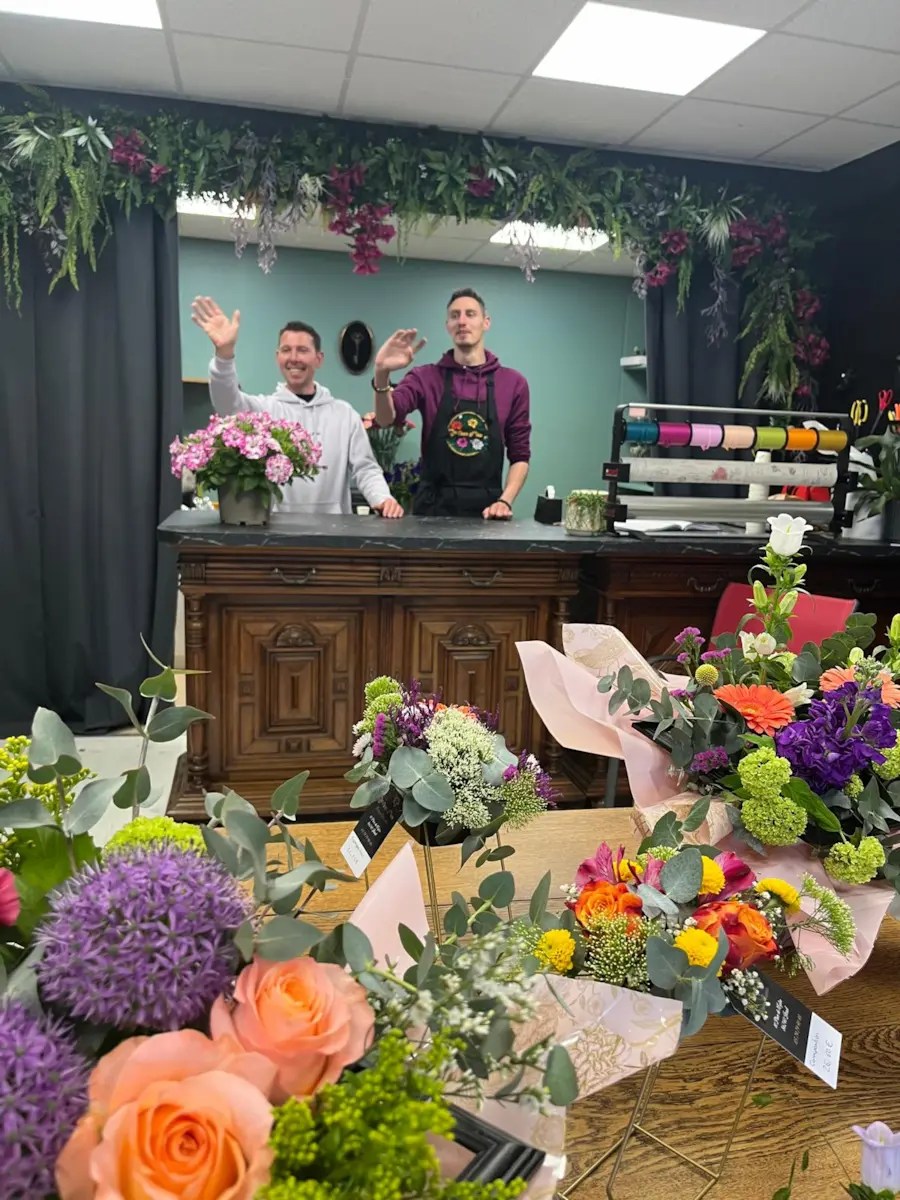 Inauguration boutique fleuriste Iteuil