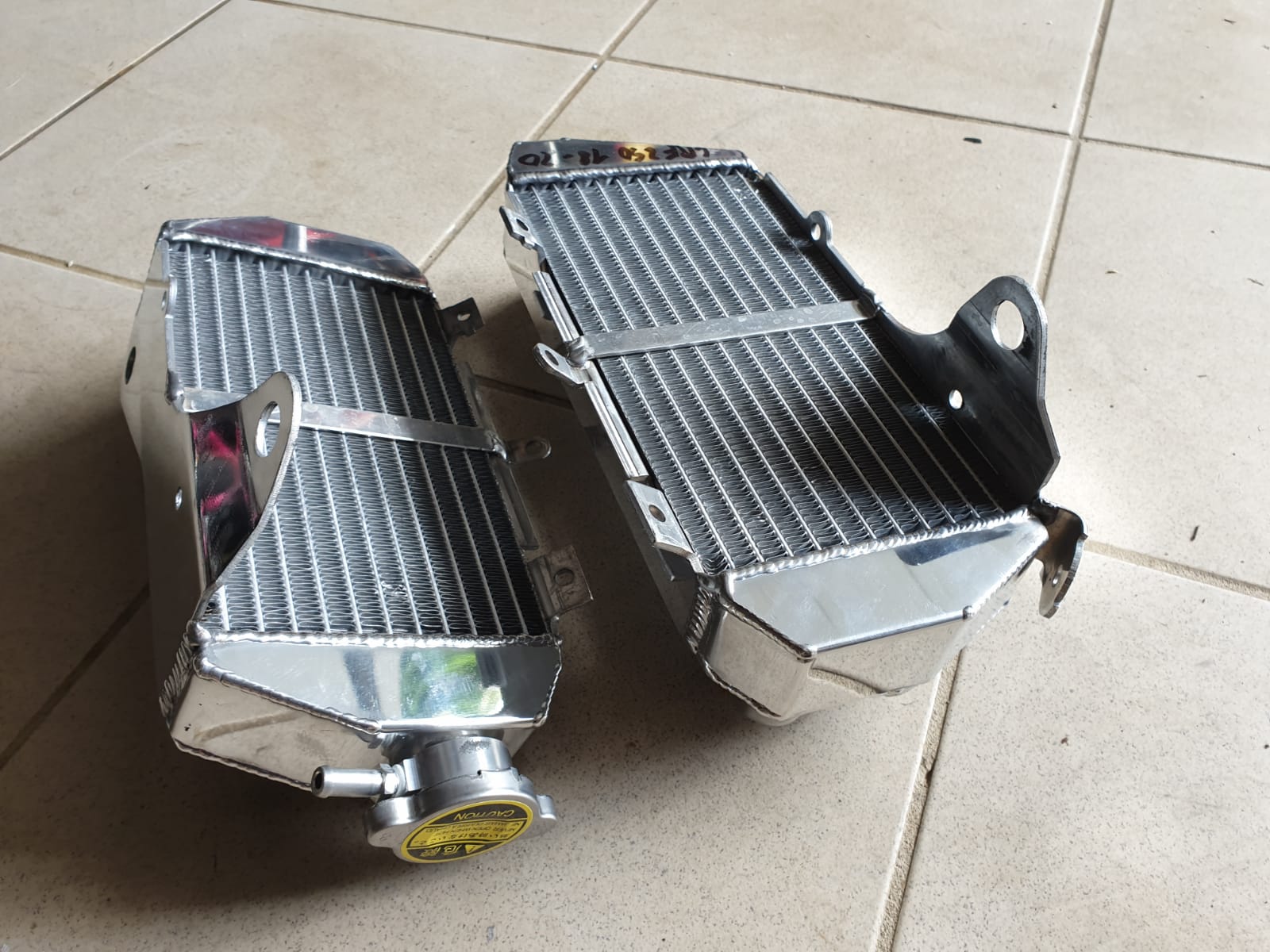 Radiateurs Eau Aluminium Renforcés Pour Honda CRF250R 2018-2019 - Remplacement Droit + Gauche - 3