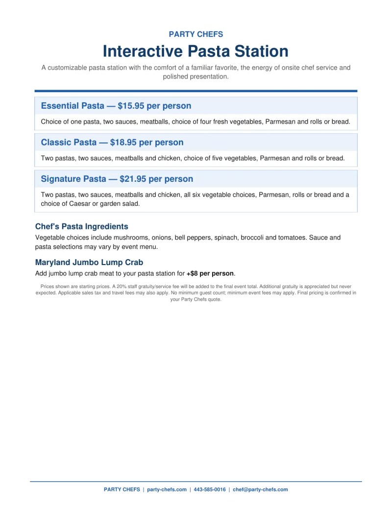 Full Menu