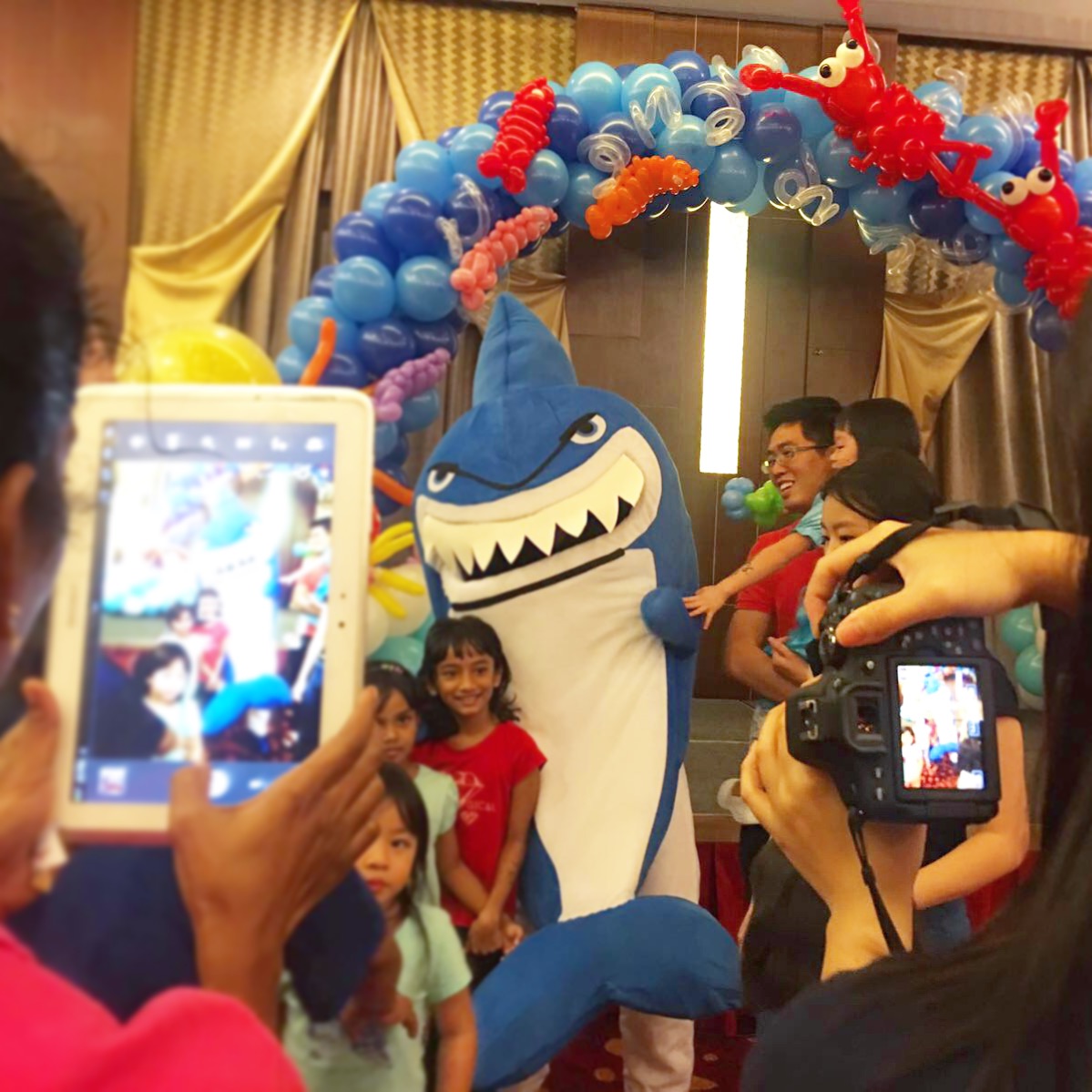 Roving Shark Mascot