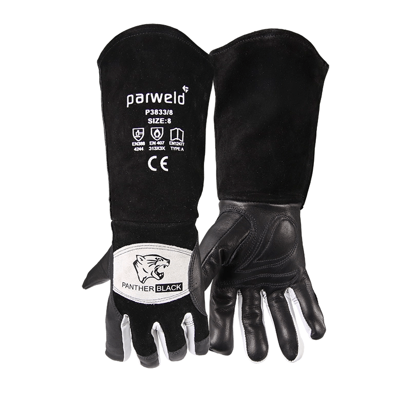 Parweld  Bescherming PANTHER BLACK Lashandschoenen
