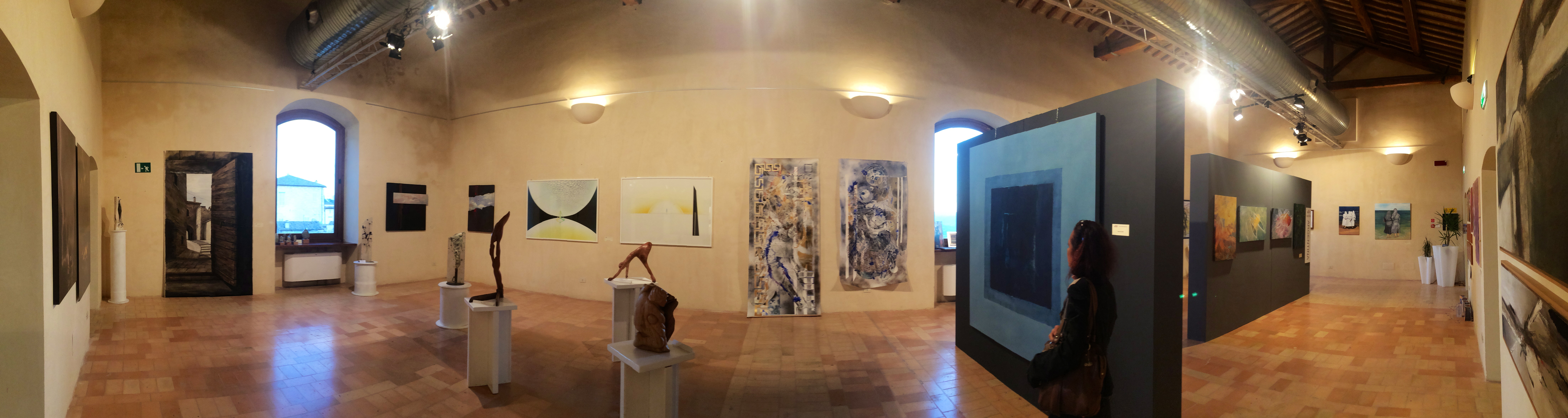 Une des trois salles d'expo