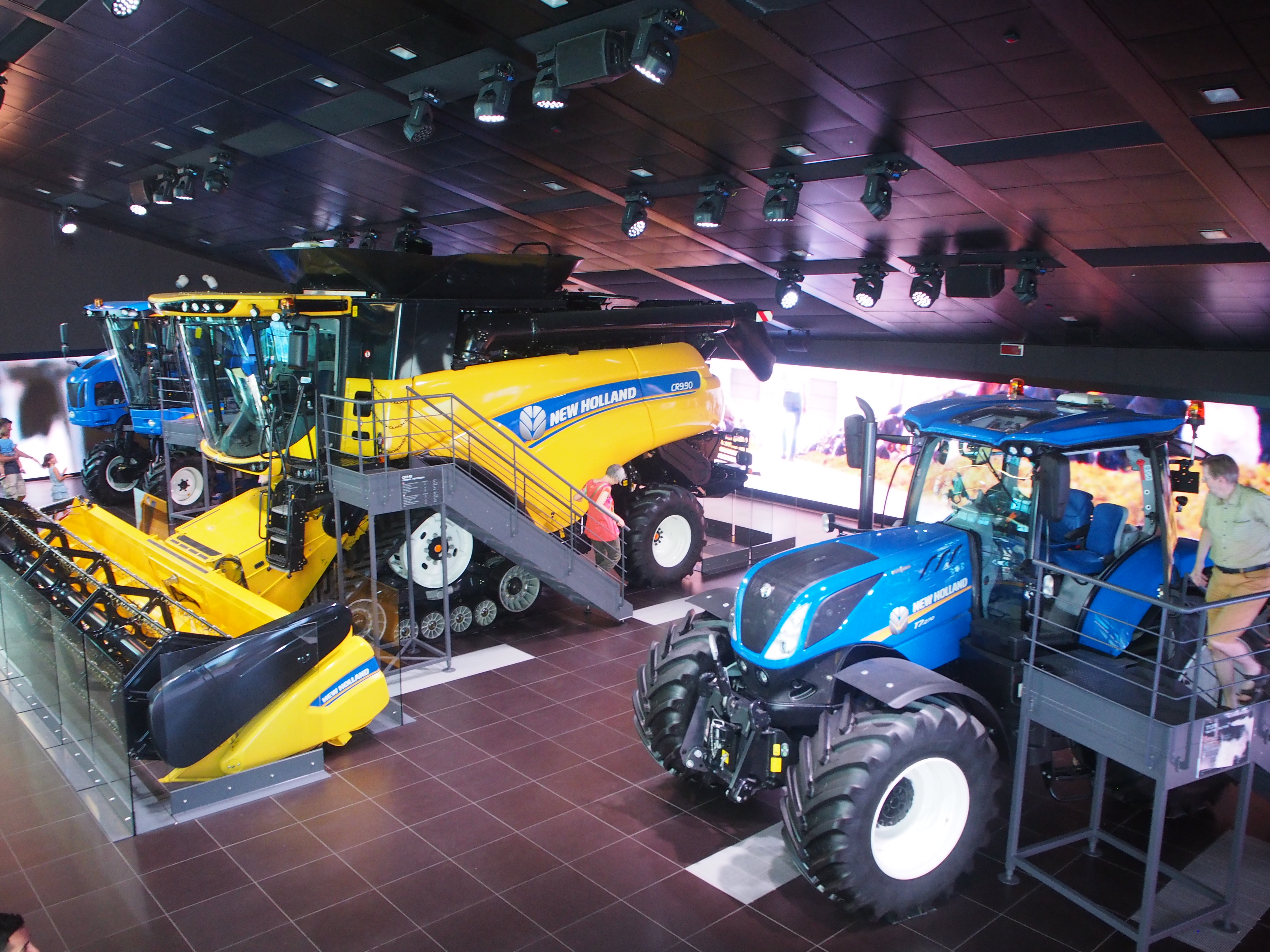 Schlepper und Mähdrescher