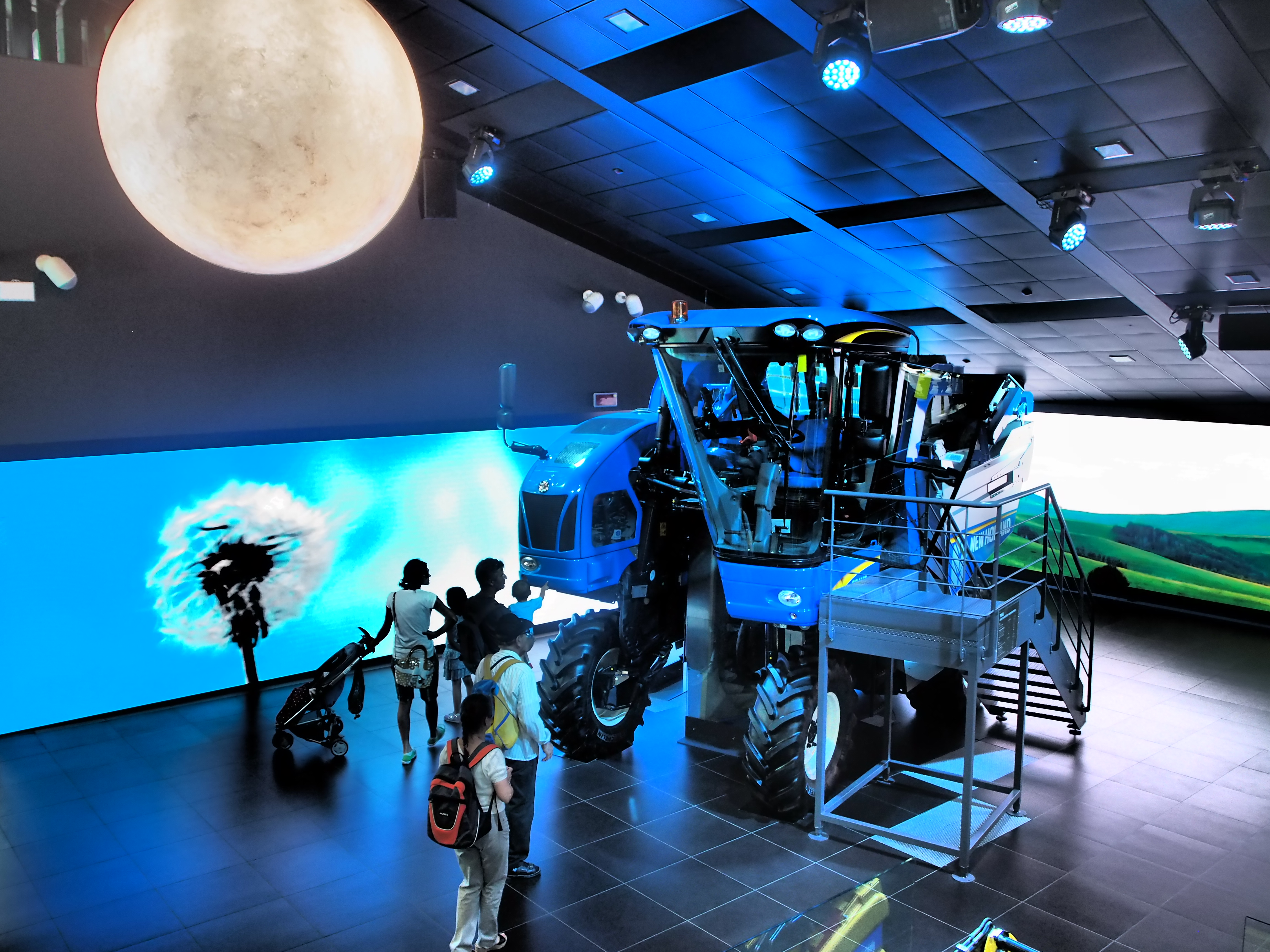 Traubenerntemaschine