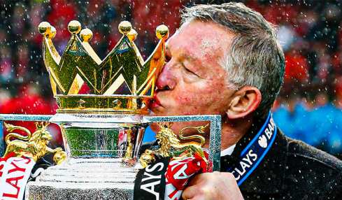 Alex Ferguson, campeón de la Champions League y leyenda del Manchester United.