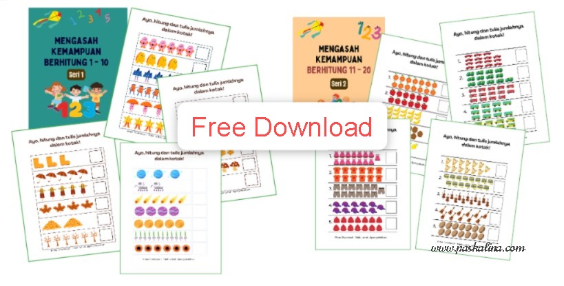 Persiapan Masuk SD: Free Download Worksheet