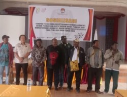 KPU Dogiyai Sosialisasi Pencalonan Perseorangan Peserta Pemilu Anggota DPR