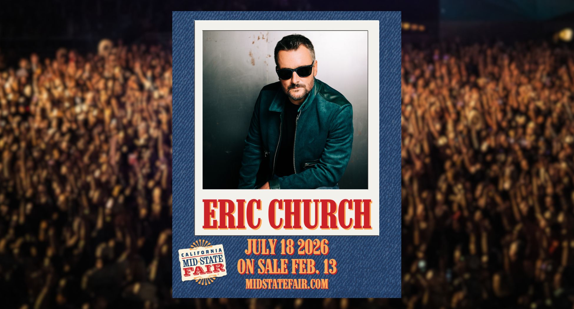 Eric Church to headline California Mid-State Fair Concert Series