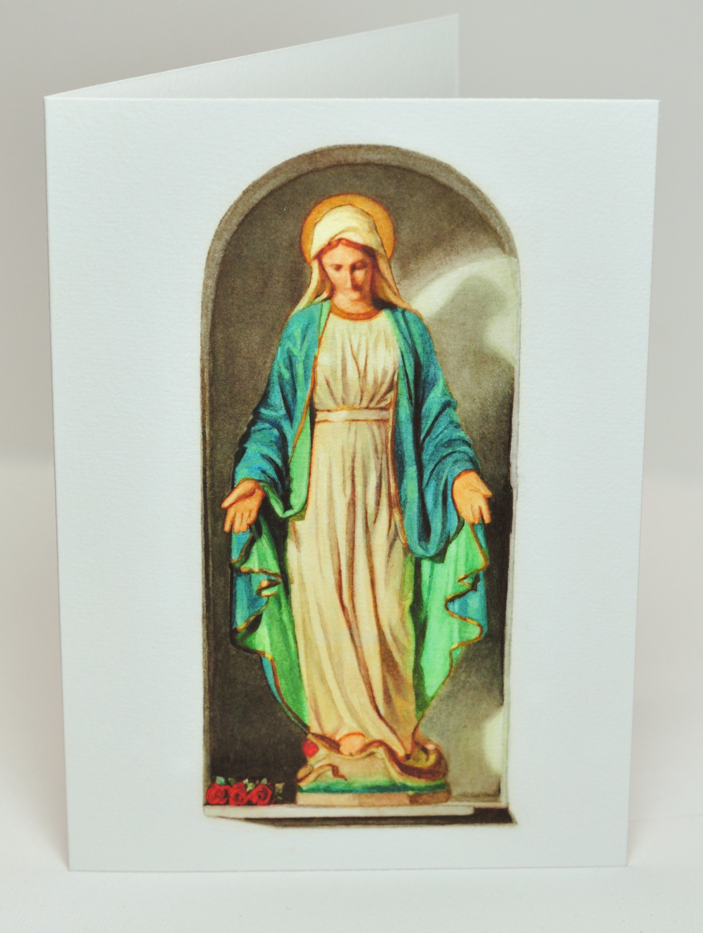 Virgin Mary Greeting Card