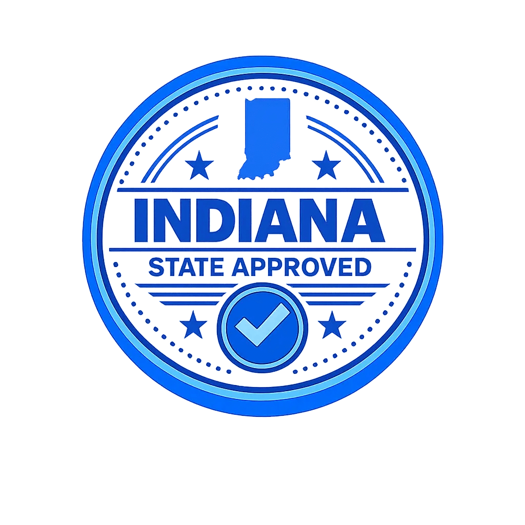 Indiana State Approved Badge